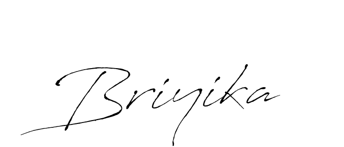 Briyika stylish signature style. Best Handwritten Sign (Antro_Vectra) for my name. Handwritten Signature Collection Ideas for my name Briyika. Briyika signature style 6 images and pictures png