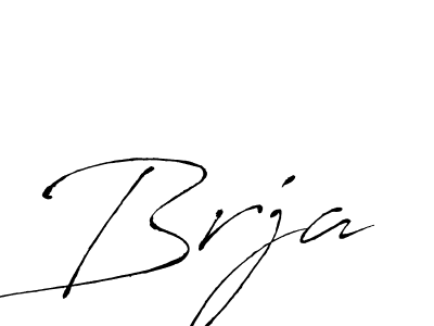 Make a beautiful signature design for name Brja. With this signature (Antro_Vectra) style, you can create a handwritten signature for free. Brja signature style 6 images and pictures png