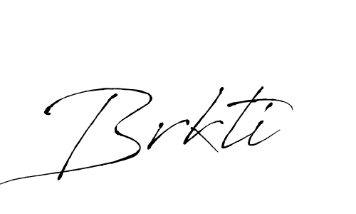 How to make Brkti name signature. Use Antro_Vectra style for creating short signs online. This is the latest handwritten sign. Brkti signature style 6 images and pictures png