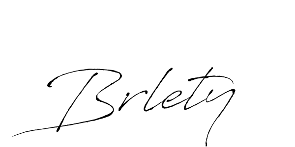 Design your own signature with our free online signature maker. With this signature software, you can create a handwritten (Antro_Vectra) signature for name Brlety. Brlety signature style 6 images and pictures png
