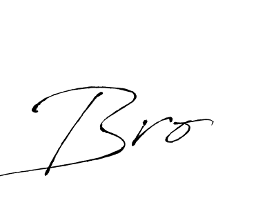 Bro  stylish signature style. Best Handwritten Sign (Antro_Vectra) for my name. Handwritten Signature Collection Ideas for my name Bro . Bro  signature style 6 images and pictures png