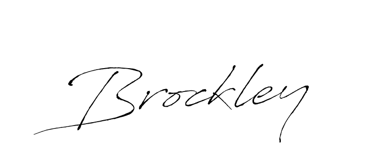 Use a signature maker to create a handwritten signature online. With this signature software, you can design (Antro_Vectra) your own signature for name Brockley. Brockley signature style 6 images and pictures png