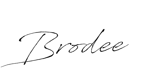 Design your own signature with our free online signature maker. With this signature software, you can create a handwritten (Antro_Vectra) signature for name Brodee. Brodee signature style 6 images and pictures png