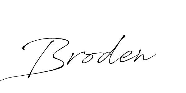 How to Draw Broden signature style? Antro_Vectra is a latest design signature styles for name Broden. Broden signature style 6 images and pictures png