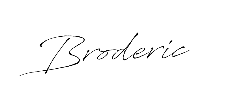 Design your own signature with our free online signature maker. With this signature software, you can create a handwritten (Antro_Vectra) signature for name Broderic. Broderic signature style 6 images and pictures png