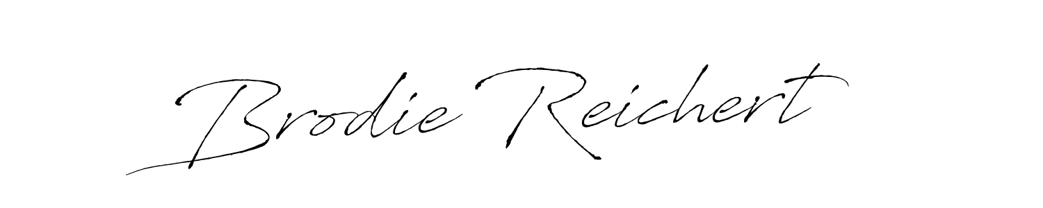 Create a beautiful signature design for name Brodie Reichert. With this signature (Antro_Vectra) fonts, you can make a handwritten signature for free. Brodie Reichert signature style 6 images and pictures png