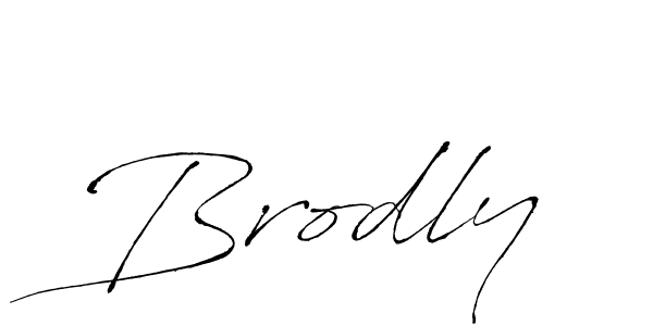 Use a signature maker to create a handwritten signature online. With this signature software, you can design (Antro_Vectra) your own signature for name Brodly. Brodly signature style 6 images and pictures png