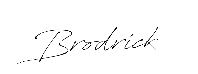 How to make Brodrick signature? Antro_Vectra is a professional autograph style. Create handwritten signature for Brodrick name. Brodrick signature style 6 images and pictures png