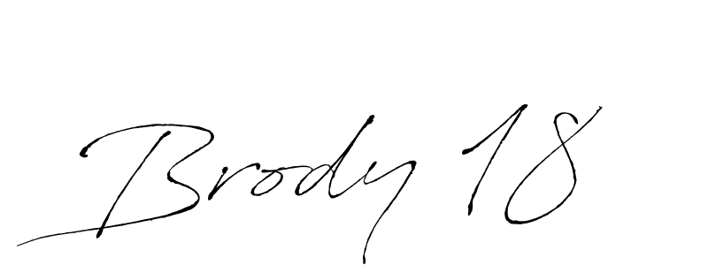 Brody 18 stylish signature style. Best Handwritten Sign (Antro_Vectra) for my name. Handwritten Signature Collection Ideas for my name Brody 18. Brody 18 signature style 6 images and pictures png