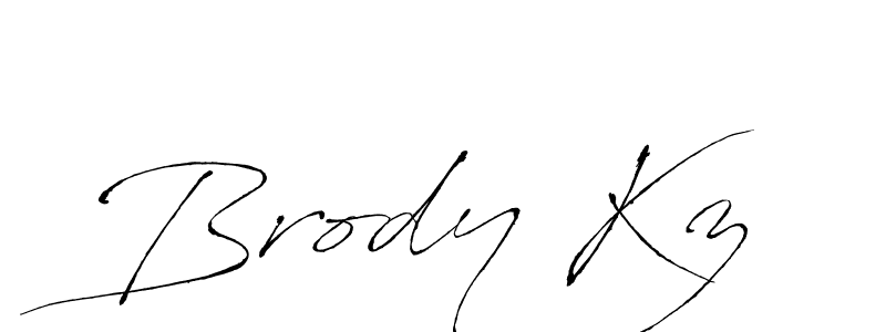 The best way (Antro_Vectra) to make a short signature is to pick only two or three words in your name. The name Brody Kz include a total of six letters. For converting this name. Brody Kz signature style 6 images and pictures png