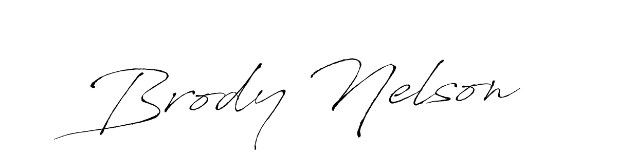 Design your own signature with our free online signature maker. With this signature software, you can create a handwritten (Antro_Vectra) signature for name Brody Nelson. Brody Nelson signature style 6 images and pictures png