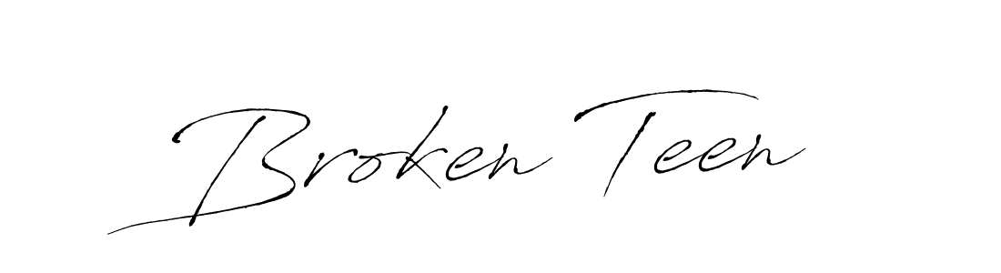 Antro_Vectra is a professional signature style that is perfect for those who want to add a touch of class to their signature. It is also a great choice for those who want to make their signature more unique. Get Broken Teen name to fancy signature for free. Broken Teen signature style 6 images and pictures png