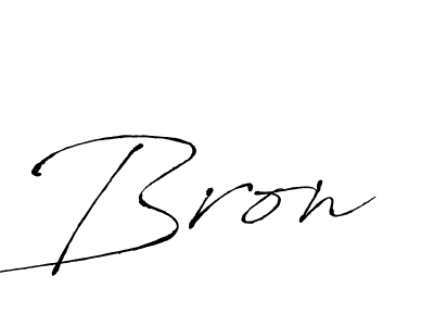 Use a signature maker to create a handwritten signature online. With this signature software, you can design (Antro_Vectra) your own signature for name Bron. Bron signature style 6 images and pictures png