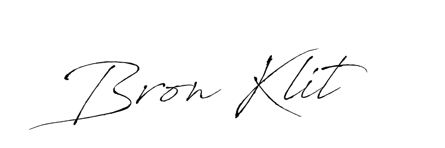 How to make Bron Klit name signature. Use Antro_Vectra style for creating short signs online. This is the latest handwritten sign. Bron Klit signature style 6 images and pictures png