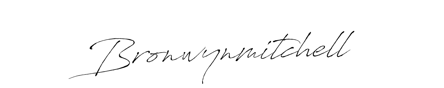 Use a signature maker to create a handwritten signature online. With this signature software, you can design (Antro_Vectra) your own signature for name Bronwynmitchell. Bronwynmitchell signature style 6 images and pictures png