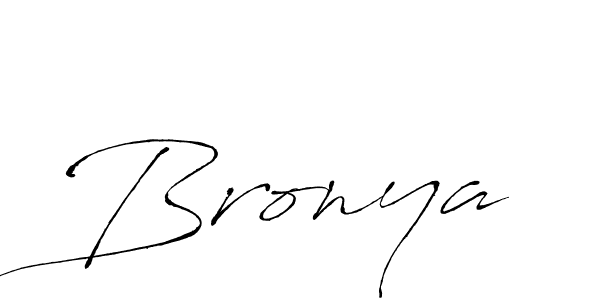 Also we have Bronya name is the best signature style. Create professional handwritten signature collection using Antro_Vectra autograph style. Bronya signature style 6 images and pictures png