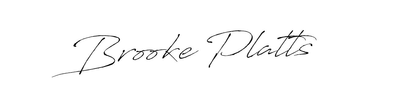 Create a beautiful signature design for name Brooke Platts. With this signature (Antro_Vectra) fonts, you can make a handwritten signature for free. Brooke Platts signature style 6 images and pictures png