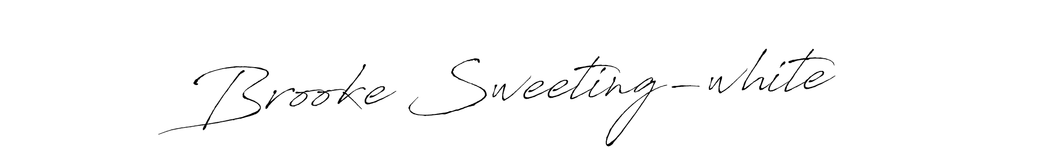 Also You can easily find your signature by using the search form. We will create Brooke Sweeting-white name handwritten signature images for you free of cost using Antro_Vectra sign style. Brooke Sweeting-white signature style 6 images and pictures png