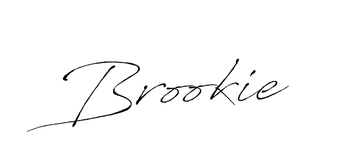Use a signature maker to create a handwritten signature online. With this signature software, you can design (Antro_Vectra) your own signature for name Brookie. Brookie signature style 6 images and pictures png