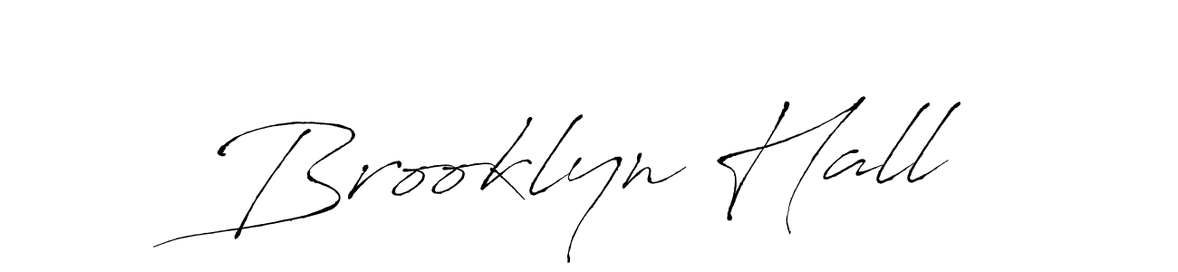 How to make Brooklyn Hall name signature. Use Antro_Vectra style for creating short signs online. This is the latest handwritten sign. Brooklyn Hall signature style 6 images and pictures png