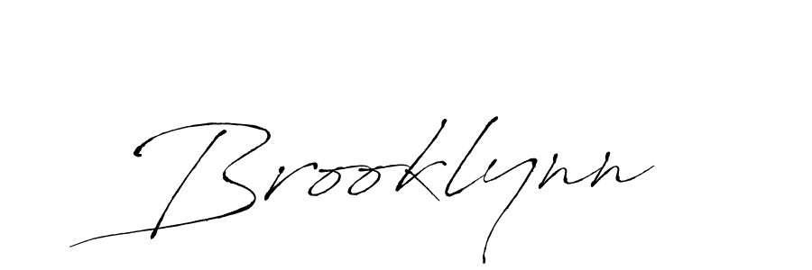 Design your own signature with our free online signature maker. With this signature software, you can create a handwritten (Antro_Vectra) signature for name Brooklynn. Brooklynn signature style 6 images and pictures png