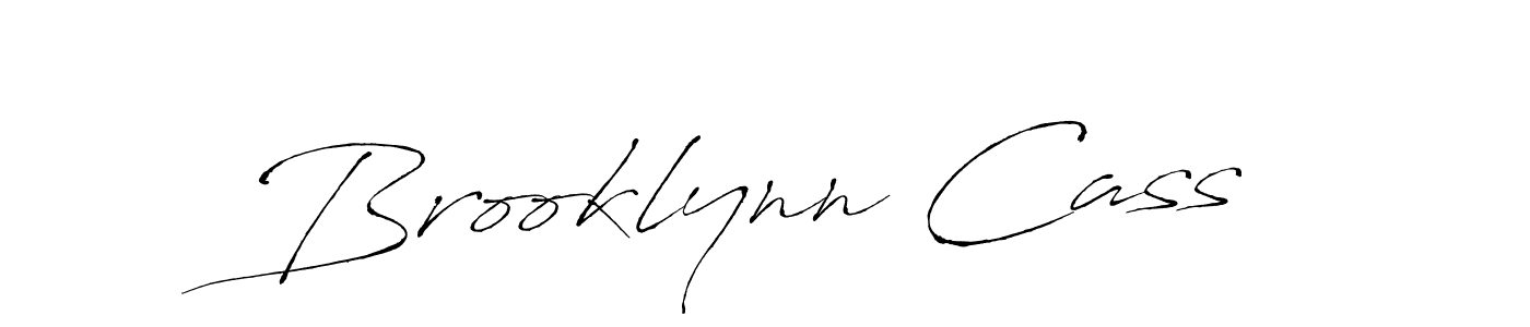 How to make Brooklynn Cass name signature. Use Antro_Vectra style for creating short signs online. This is the latest handwritten sign. Brooklynn Cass signature style 6 images and pictures png