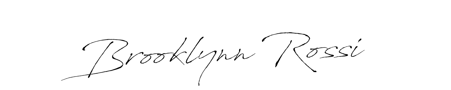 How to make Brooklynn Rossi signature? Antro_Vectra is a professional autograph style. Create handwritten signature for Brooklynn Rossi name. Brooklynn Rossi signature style 6 images and pictures png