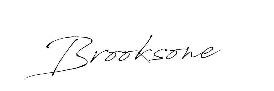 Make a beautiful signature design for name Brooksone. With this signature (Antro_Vectra) style, you can create a handwritten signature for free. Brooksone signature style 6 images and pictures png