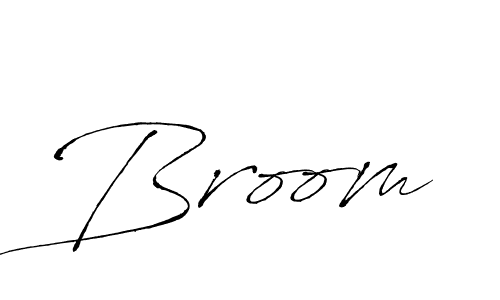 Design your own signature with our free online signature maker. With this signature software, you can create a handwritten (Antro_Vectra) signature for name Broom. Broom signature style 6 images and pictures png