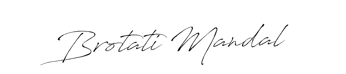 How to make Brotati Mandal signature? Antro_Vectra is a professional autograph style. Create handwritten signature for Brotati Mandal name. Brotati Mandal signature style 6 images and pictures png