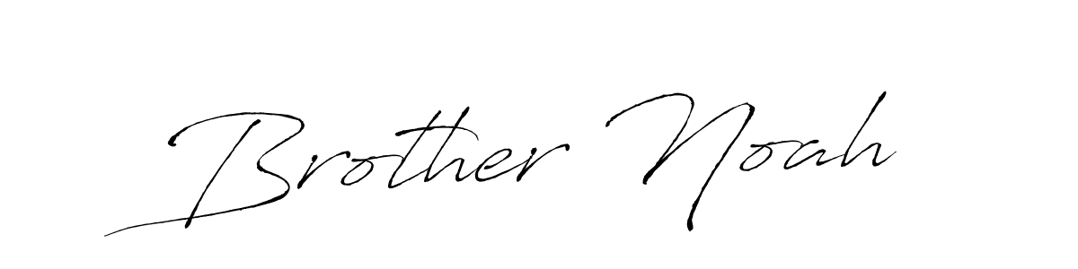 Design your own signature with our free online signature maker. With this signature software, you can create a handwritten (Antro_Vectra) signature for name Brother Noah. Brother Noah signature style 6 images and pictures png