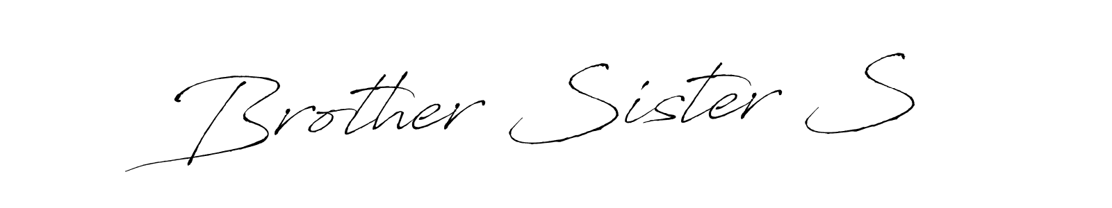 Similarly Antro_Vectra is the best handwritten signature design. Signature creator online .You can use it as an online autograph creator for name Brother Sister S. Brother Sister S signature style 6 images and pictures png