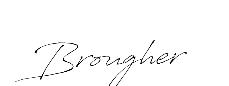 You should practise on your own different ways (Antro_Vectra) to write your name (Brougher) in signature. don't let someone else do it for you. Brougher signature style 6 images and pictures png