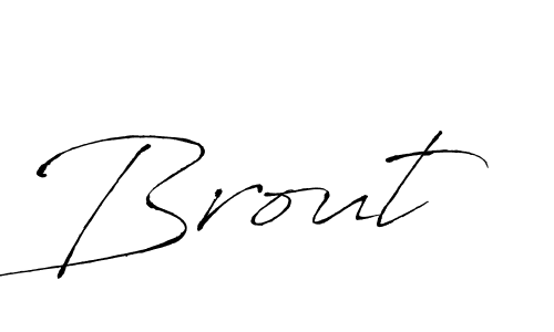 Brout stylish signature style. Best Handwritten Sign (Antro_Vectra) for my name. Handwritten Signature Collection Ideas for my name Brout. Brout signature style 6 images and pictures png