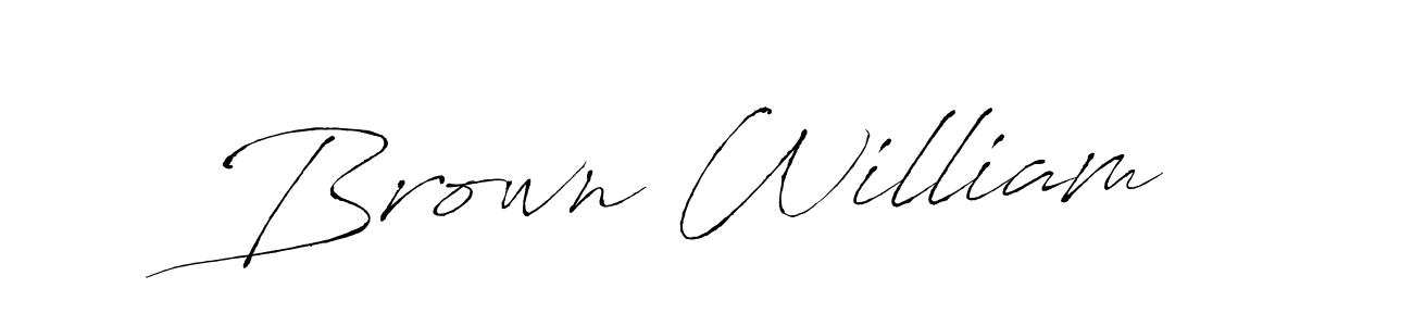 Similarly Antro_Vectra is the best handwritten signature design. Signature creator online .You can use it as an online autograph creator for name Brown William. Brown William signature style 6 images and pictures png