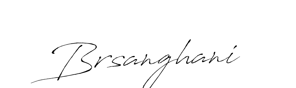 How to make Brsanghani signature? Antro_Vectra is a professional autograph style. Create handwritten signature for Brsanghani name. Brsanghani signature style 6 images and pictures png