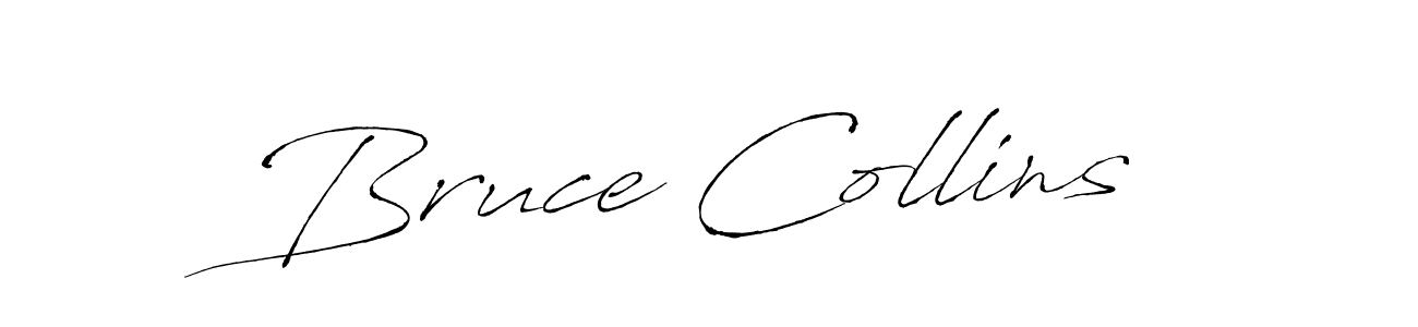 You should practise on your own different ways (Antro_Vectra) to write your name (Bruce Collins) in signature. don't let someone else do it for you. Bruce Collins signature style 6 images and pictures png