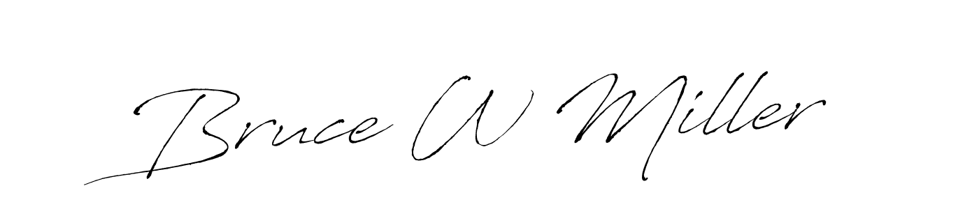 Make a short Bruce W Miller signature style. Manage your documents anywhere anytime using Antro_Vectra. Create and add eSignatures, submit forms, share and send files easily. Bruce W Miller signature style 6 images and pictures png