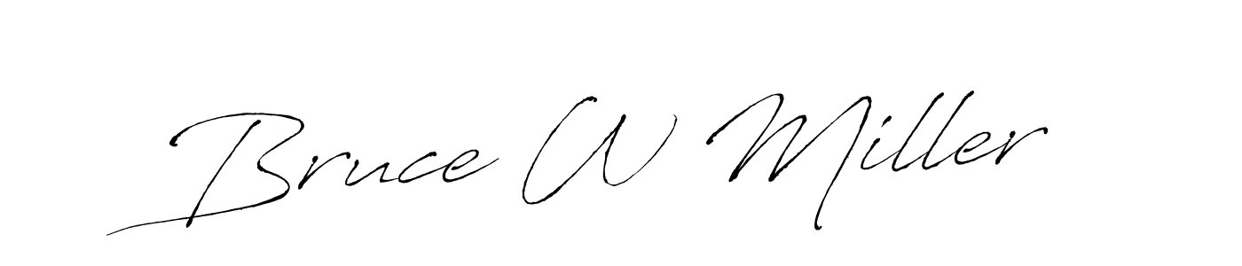 The best way (Antro_Vectra) to make a short signature is to pick only two or three words in your name. The name Bruce W Miller include a total of six letters. For converting this name. Bruce W Miller signature style 6 images and pictures png