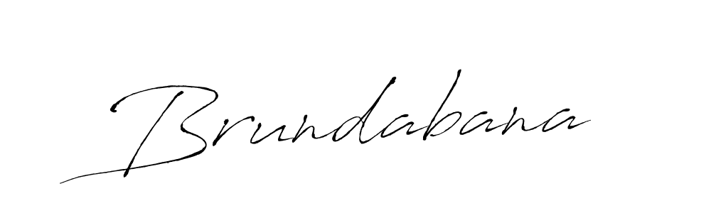 The best way (Antro_Vectra) to make a short signature is to pick only two or three words in your name. The name Brundabana include a total of six letters. For converting this name. Brundabana signature style 6 images and pictures png