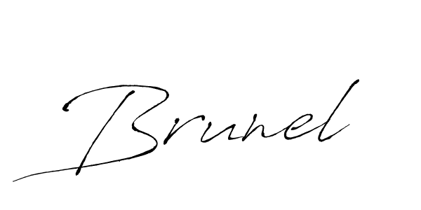 Brunel stylish signature style. Best Handwritten Sign (Antro_Vectra) for my name. Handwritten Signature Collection Ideas for my name Brunel. Brunel signature style 6 images and pictures png