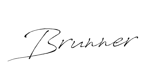 How to make Brunner name signature. Use Antro_Vectra style for creating short signs online. This is the latest handwritten sign. Brunner signature style 6 images and pictures png