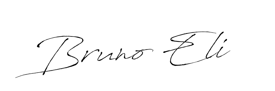 The best way (Antro_Vectra) to make a short signature is to pick only two or three words in your name. The name Bruno Eli include a total of six letters. For converting this name. Bruno Eli signature style 6 images and pictures png