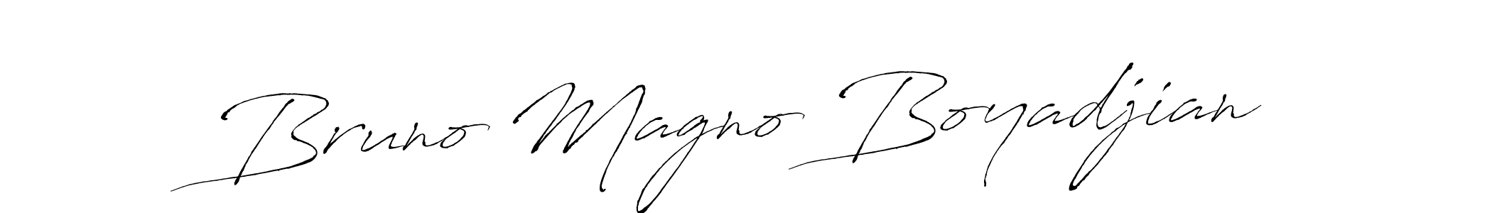 Use a signature maker to create a handwritten signature online. With this signature software, you can design (Antro_Vectra) your own signature for name Bruno Magno Boyadjian. Bruno Magno Boyadjian signature style 6 images and pictures png