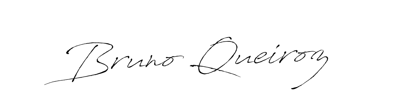 How to make Bruno Queiroz name signature. Use Antro_Vectra style for creating short signs online. This is the latest handwritten sign. Bruno Queiroz signature style 6 images and pictures png