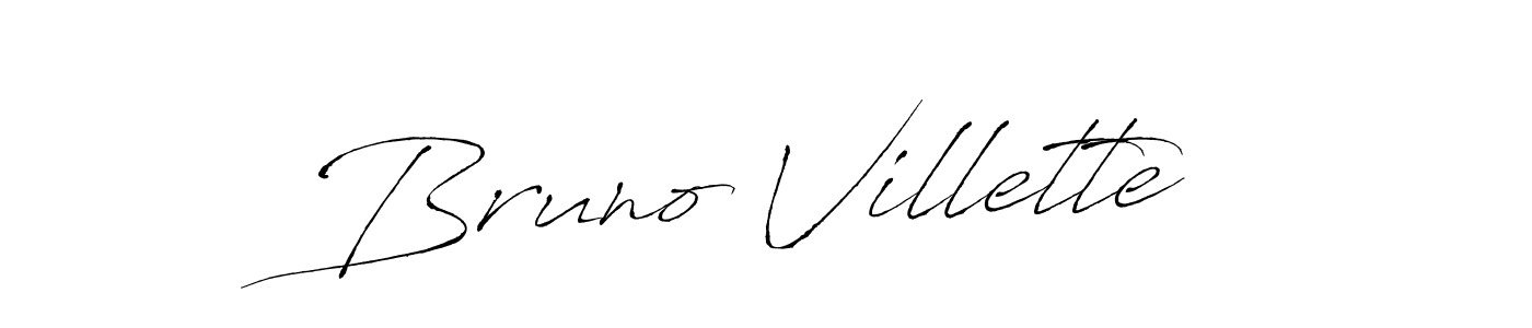 You should practise on your own different ways (Antro_Vectra) to write your name (Bruno Villette) in signature. don't let someone else do it for you. Bruno Villette signature style 6 images and pictures png