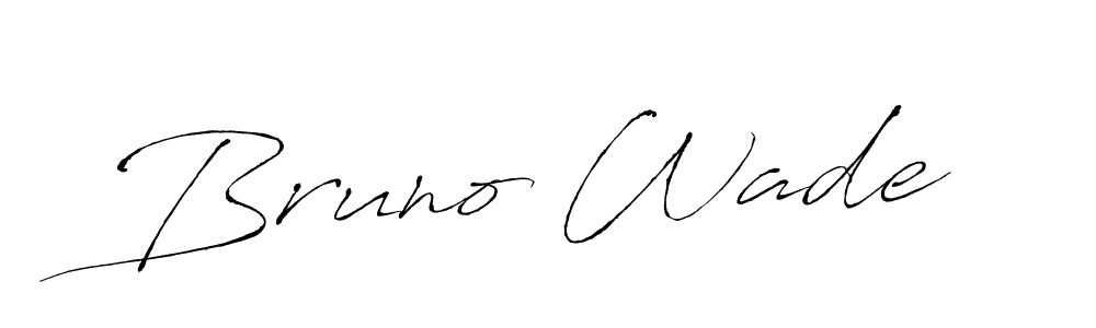 Make a beautiful signature design for name Bruno Wade. With this signature (Antro_Vectra) style, you can create a handwritten signature for free. Bruno Wade signature style 6 images and pictures png