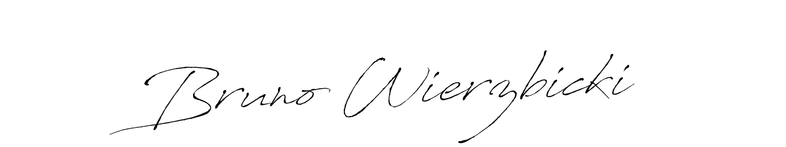 Make a beautiful signature design for name Bruno Wierzbicki. Use this online signature maker to create a handwritten signature for free. Bruno Wierzbicki signature style 6 images and pictures png