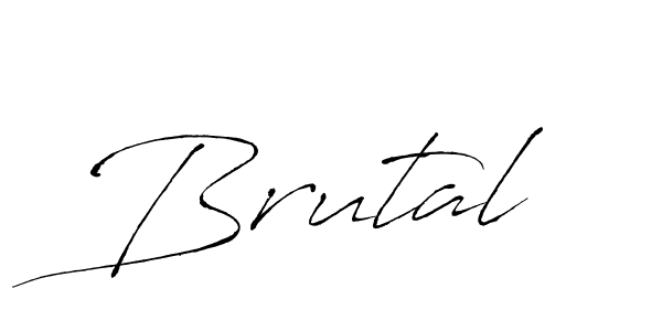 The best way (Antro_Vectra) to make a short signature is to pick only two or three words in your name. The name Brutal include a total of six letters. For converting this name. Brutal signature style 6 images and pictures png