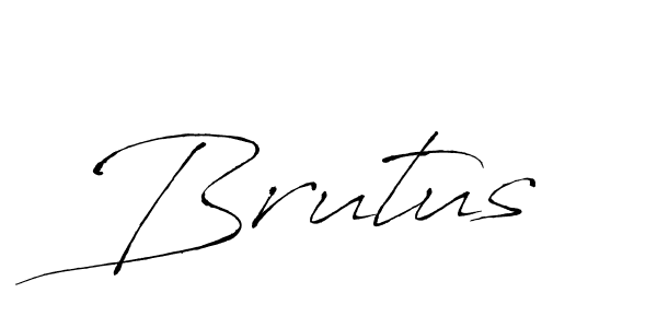 Design your own signature with our free online signature maker. With this signature software, you can create a handwritten (Antro_Vectra) signature for name Brutus. Brutus signature style 6 images and pictures png